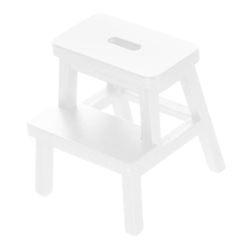 DRESSOOS Mini Tritthocker, Kleine Möbel, Mini Möbel, Hausdekor, Dekorativer Mini Haushocker, Miniaturstühle, Runder Mini Hocker, Stühle Zum Basteln, Stühle Für Puppenhäuser, Miniaturmöbel von DRESSOOS