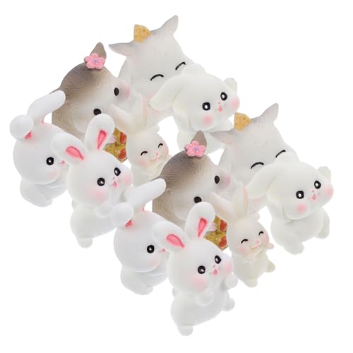 DRESSOOS Miniatur Hasen Figuren Kreative Garten Deko Aus Resin Für Mikrolandschaften Tischdeko Und Puppenhaus Kawaii Hase Ornament Set DRESSOOS Miniatur Hasen Figuren Kreative Garten Deko Aus Resin Für Mikrolandschaften Tischdeko Und Puppenhaus Kawaii Hase Ornament Set von DRESSOOS