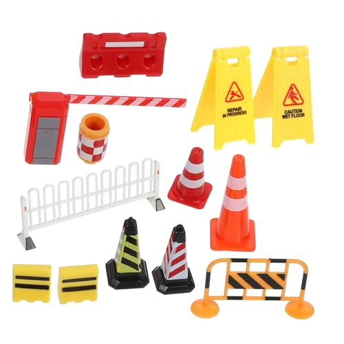 DRESSOOS Miniatur-straßensperren-Modell-Set 1 13-teilig Für Die Verkehrserziehung Von Jungen Und Mädchen von DRESSOOS