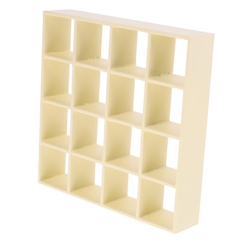 DRESSOOS Miniatur Vitrine, Dekoratives Mini Hausdekor, Holz Miniaturmöbel, Mini, Zartes Mini Hausdekor, Verschleißfeste Miniaturmöbel, Hübscher Mini Schrank, Mini Spielzeug von DRESSOOS