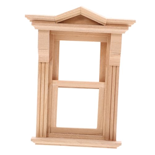 DRESSOOS Miniaturtüren Und Fenster, Holzmöbel, Miniaturfenster, Fenstermöbel, Simulationshausfenster, Miniaturhausfenster, Möbelzubehör, Tragbares Hausfenster DRESSOOS Miniaturtüren Und Fenster, Holzmöbel, Miniaturfenster, Fenstermöbel, Simulationshausfenster, Miniaturhausfenster, Möbelzubehör, Tragbares Hausfenster von DRESSOOS