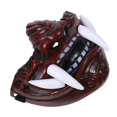 DRESSOOS Monstermaske Kostüme gruselige Maske Halloweenkostüm Maske gruselig weiße Maske halloween maske masken für halloween wiederverwendbare Maske Partygeschenke Party-Maske Harz rot DRESSOOS Monstermaske Kostüme gruselige Maske Halloweenkostüm Maske gruselig weiße Maske halloween maske masken für halloween wiederverwendbare Maske Partygeschenke Party-Maske Harz rot von DRESSOOS