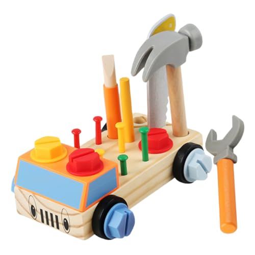 DRESSOOS Montessori Werkzeugspielzeug Zum Zusammenbauen Holzspielzeug Mit Schraubendreher Und Abnehmbaren Teilen Pädagogisches Für Frühe Motorikfähigkeiten DRESSOOS Montessori Werkzeugspielzeug Zum Zusammenbauen Holzspielzeug Mit Schraubendreher Und Abnehmbaren Teilen Pädagogisches Für Frühe Motorikfähigkeiten von DRESSOOS