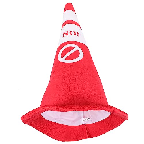 DRESSOOS Plüsch-Verkehrskegel-Kopfbedeckung Kostüm-Zubehör PP-Baumwolle Foto-Requisite für Karneval Partyhut für alle Altersgruppen lustig und stilvoll DRESSOOS Plüsch-Verkehrskegel-Kopfbedeckung Kostüm-Zubehör PP-Baumwolle Foto-Requisite für Karneval Partyhut für alle Altersgruppen lustig und stilvoll von DRESSOOS