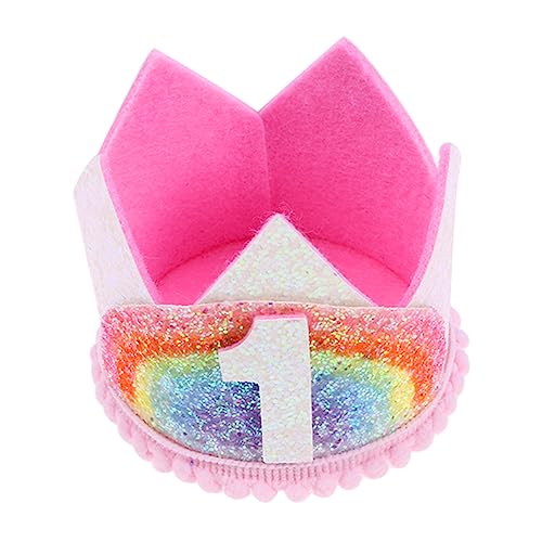 DRESSOOS Partyhut Zum Ersten Geburtstag Für Baby Mädchen Geburtstagsparty Kappe Krone Foto Requisiten Geburtstagsgeschenk Babymütze DRESSOOS Partyhut Zum Ersten Geburtstag Für Baby Mädchen Geburtstagsparty Kappe Krone Foto Requisiten Geburtstagsgeschenk Babymütze von DRESSOOS