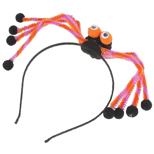 DRESSOOS Plüsch Spinnen Haarband für Lustiges Halloween Haarband mit Niedlichem Design für Partys Karneval und Cosplay Leicht und Bequem zu Einzigartiger Blickfang von DRESSOOS