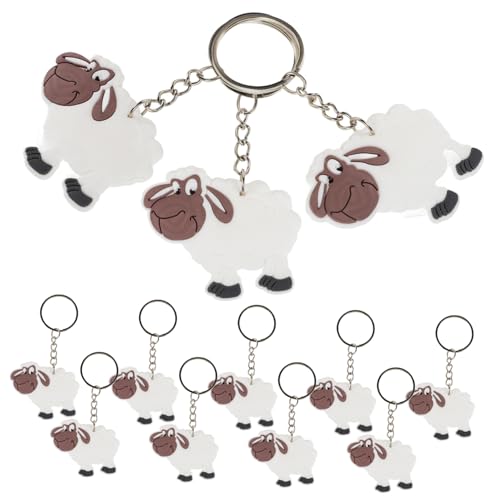 DRESSOOS Plüschtier Baby 12st Schlüssel Anhänger Für Schafe Nutztiere Kaninchen Bauernspielzeug Plüsch Tierfiguren Tierfarm Mini-tier-schlüsselanhänger Tierspielzeug Ostern Ziege Weiß Zinklegierung DRESSOOS Plüschtier Baby 12st Schlüssel Anhänger Für Schafe Nutztiere Kaninchen Bauernspielzeug Plüsch Tierfiguren Tierfarm Mini-tier-schlüsselanhänger Tierspielzeug Ostern Ziege Weiß Zinklegierung von DRESSOOS
