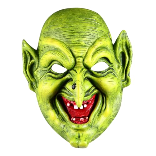 DRESSOOS Pu-schaum Böse Horror Hexenmaske Horror-halloween-maske Halloween-gesichtskopfmaske Realistische Gruselige Maske Sü?es Oder Saures-maske Halloween-kostümmaske Party Emulsion Bilden von DRESSOOS