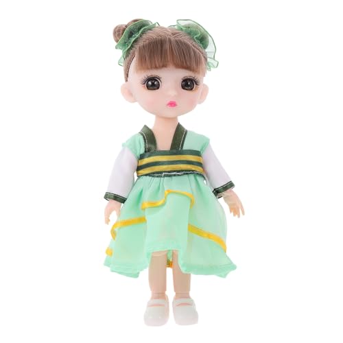 DRESSOOS Puppe dartscheibe mitgebsel kinderl für Kleinkinder ab 1 Jahr kiddibuzz Toy Mädchen Kostüm Mädchen Kinderferiengeschenk Kunststoff Green von DRESSOOS