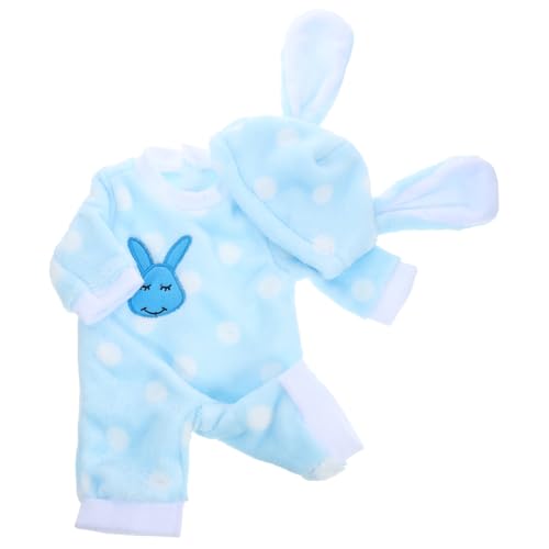 DRESSOOS Puppen-häschen-Pyjama-Set Gemusterter Anzieh-Pyjama Für 18-Zoll-Puppen Mit Schuhen Für Jungen Und Mädchen DRESSOOS Puppen-häschen-Pyjama-Set Gemusterter Anzieh-Pyjama Für 18-Zoll-Puppen Mit Schuhen Für Jungen Und Mädchen von DRESSOOS