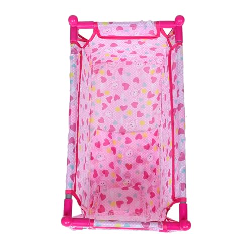 DRESSOOS Puppenbett, Mini Bett, Modell, Spielzeug Kinderbett Für Babypuppen, Mini Puppenhaus Zubehör, Puppenhaus Möbel, Kunststoff Puppenhaus Möbel, Schlafzimmer, Spielzeug Bett, Spielzeug von DRESSOOS