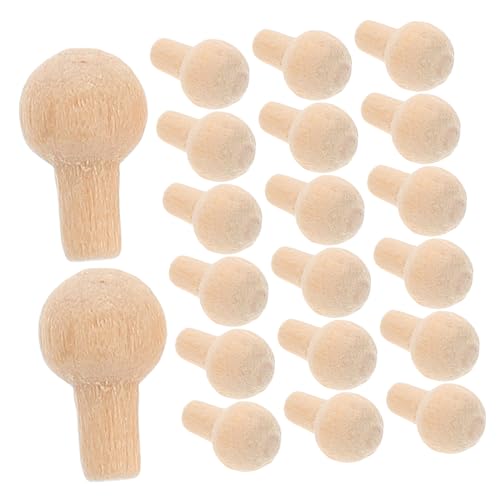 DRESSOOS Puppenhaus- -Griffe Miniaturknöpfe Im Maßstab 1:12 50 Stück Einfache Runde Zuggriffe Holzmaterial Für Mini-hausmöbel DRESSOOS Puppenhaus- -Griffe Miniaturknöpfe Im Maßstab 1:12 50 Stück Einfache Runde Zuggriffe Holzmaterial Für Mini-hausmöbel von DRESSOOS