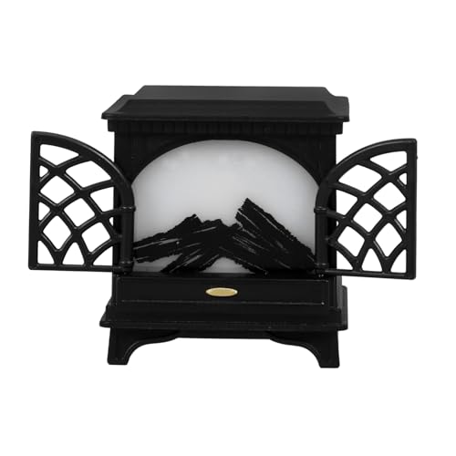 DRESSOOS Puppenhaus Kamin, Mini Kamin Für Puppen, Miniatur Mini Zubehör, Miniatur Kamin, Mini Kamin, Miniatur Möbel, Mini Schmuck, Kamin Modell von DRESSOOS
