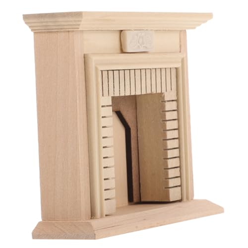 DRESSOOS Miniatur Kamin Für Unlackierte Möbel Dekoration Mini Für Miniatur Szenen Und Spielzeug Für Puppenmöbel Und Kreative Bastelprojekte DRESSOOS Miniatur Kamin Für Unlackierte Möbel Dekoration Mini Für Miniatur Szenen Und Spielzeug Für Puppenmöbel Und Kreative Bastelprojekte von DRESSOOS