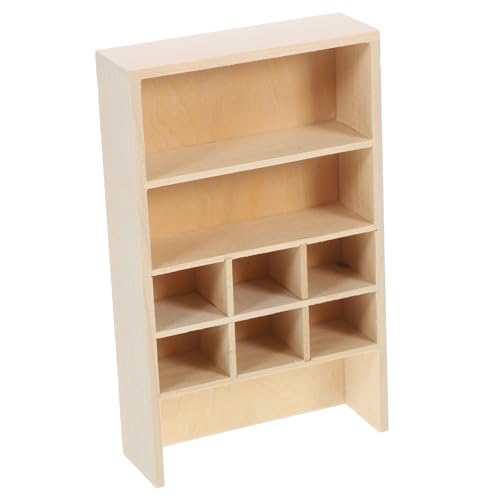 DRESSOOS Puppenhaus Schließfach, Puppenhausmöbel, Miniatur Bücherregal Für Puppenhaus, Mini Schrank Zum Basteln, Puppenhaus, Mini Schrank, Puppenhaus Zubehör, Mini Hausmöbel, Mini von DRESSOOS