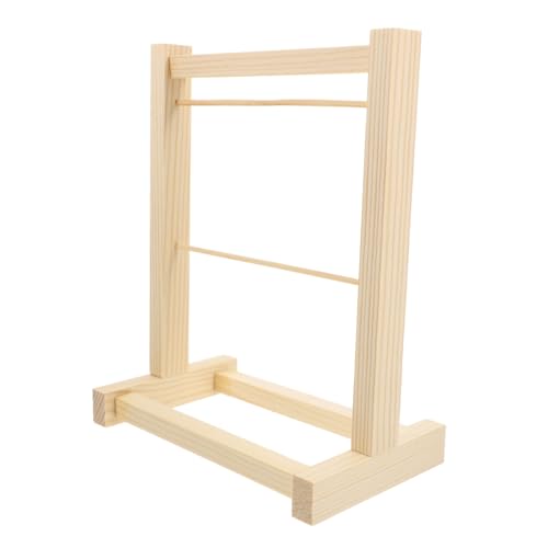 DRESSOOS Puppenhaus Trockenständer, Puppenkleiderständer, Puppenhaken, Puppenkleidungsaufbewahrung, Puppenständer, Puppenkleiderbügel, Miniatur Kleiderständer, Miniatur Kleiderständer von DRESSOOS