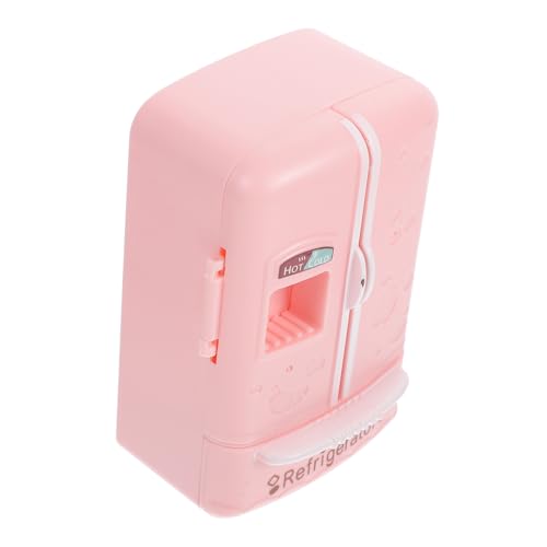 DRESSOOS Puppenhausmodell, Mini Zimmerkühlschrank, Miniaturkühlschrank, Spielzeug Spielkühlschrank Zur Dekoration, Winziger Kühlschrankdekor, Spielkühlschrank, Spielzeugkühlschrank Zur von DRESSOOS