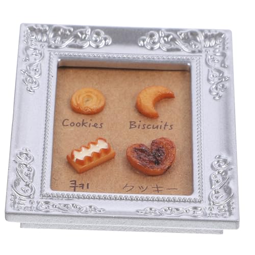 DRESSOOS Puppenhausrahmen Miniatures puppenstubenmöbel Dollhouse Accessories puppenhauszubehör Dollhouse Furniture Figuren Menschen Mini-Dekoration Minirahmen zum Basteln Harz von DRESSOOS