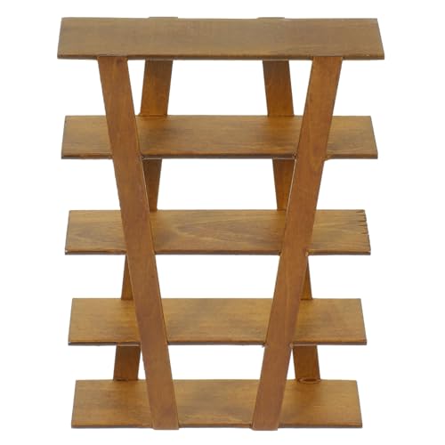 DRESSOOS Puppenhausregal Heimdekoration Mini- Bücherregal kleines Miniatur Book Shelves bücherstützen buchregal ibl Box bucherregal winziges Möbelholz winzige Verzierung Brown DRESSOOS Puppenhausregal Heimdekoration Mini- Bücherregal kleines Miniatur Book Shelves bücherstützen buchregal ibl Box bucherregal winziges Möbelholz winzige Verzierung Brown von DRESSOOS