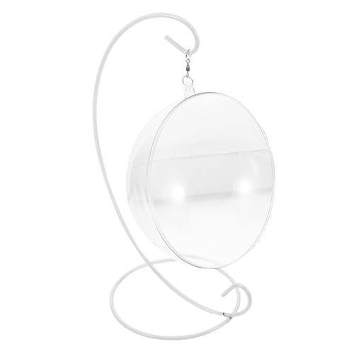 DRESSOOS Puppenhausschaukel Puppenhausmöbel Möbel für Puppenhäuser Hängesessel Miniaturen Mini-Sachen Schmiedeeisen Zubehör kleine Hängematte schmücken Ob11 Architekturmodell Plastik von DRESSOOS