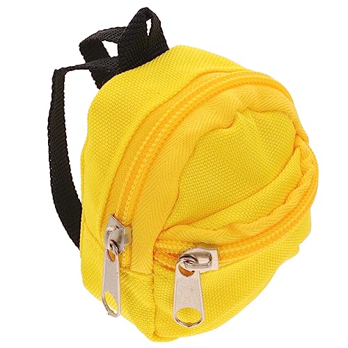 DRESSOOS Puppenrucksack Rucksäcke Für Puppen Taschenpuppe Kosmetiktasche Puppenrucksack Süße Handtasche Rucksackpuppe Puppe Mädchen Mini-rucksäcke Für Puppen Polyester Yellow DRESSOOS Puppenrucksack Rucksäcke Für Puppen Taschenpuppe Kosmetiktasche Puppenrucksack Süße Handtasche Rucksackpuppe Puppe Mädchen Mini-rucksäcke Für Puppen Polyester Yellow von DRESSOOS