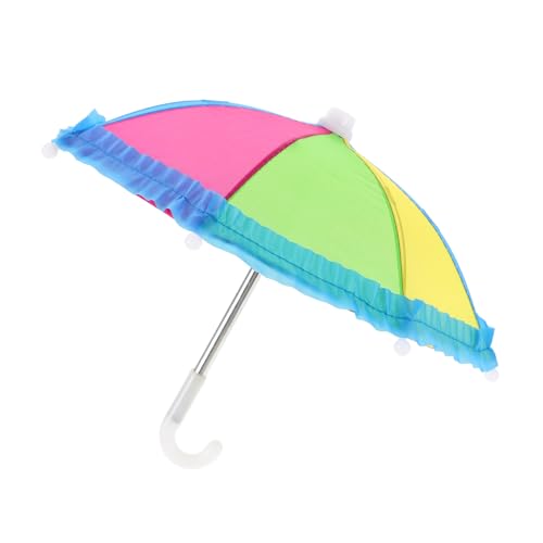 DRESSOOS Puppenschirm Regen Zubehör für Puppen Weicher Langlebiger Regenschirm Bunten Farben für Spiel und Dekoration Perfektes Accessoire für Mädchenpuppen DRESSOOS Puppenschirm Regen Zubehör für Puppen Weicher Langlebiger Regenschirm Bunten Farben für Spiel und Dekoration Perfektes Accessoire für Mädchenpuppen von DRESSOOS