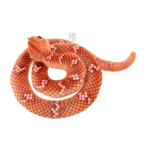 DRESSOOS Python Spielzeug, Schlangenspielzeug, Plüschtier, Schlangenpuppe, Plüschschlangenmodell, Haushalts Stofftier, Simulationsschlange, Realistische Schlangenmodelle, DRESSOOS Python Spielzeug, Schlangenspielzeug, Plüschtier, Schlangenpuppe, Plüschschlangenmodell, Haushalts Stofftier, Simulationsschlange, Realistische Schlangenmodelle, von DRESSOOS