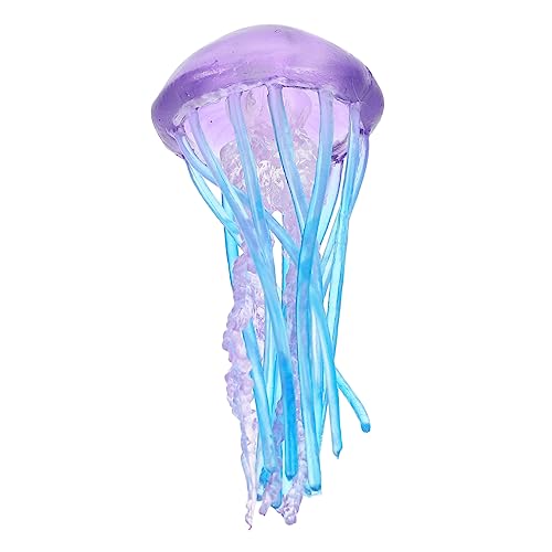 DRESSOOS Quallenmodell Spielzeug Tischplatte Seelqualle Marine Model Sea Spielzeug Simuliertes Quallen Modell Simuliertes Meer Tiermodell Frühe Lernspielzeug Jellyfish Figuren Modell Ozeanspielzeug von DRESSOOS