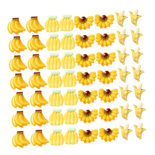 DRESSOOS Realistische Gefälschte Mini-Bananen 50 Stück Für Schulparty Basteln Heimdekoration DRESSOOS Realistische Gefälschte Mini-Bananen 50 Stück Für Schulparty Basteln Heimdekoration von DRESSOOS