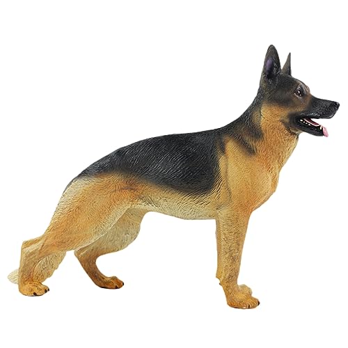 DRESSOOS Realistische Deutsche Schäferhund Statue Hund Figur Für Dekoration Lebensechte Hundeskulptur Als Tischornament Perfektes Für Tierliebhaber Und DRESSOOS Realistische Deutsche Schäferhund Statue Hund Figur Für Dekoration Lebensechte Hundeskulptur Als Tischornament Perfektes Für Tierliebhaber Und von DRESSOOS