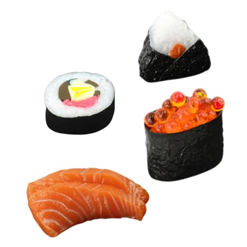 DRESSOOS Sushi Go Realistische Sushi Modelle Simuliertes Sushi Set Mit Onigiri Lachs Sushi Rollen Und Reisball Perfekte Küchendekoration Und Ausstellungsrequisiten Für Sushi Liebhaber DRESSOOS Sushi Go Realistische Sushi Modelle Simuliertes Sushi Set Mit Onigiri Lachs Sushi Rollen Und Reisball Perfekte Küchendekoration Und Ausstellungsrequisiten Für Sushi Liebhaber von DRESSOOS