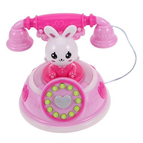 DRESSOOS Retro Telefonspielzeug, Retro LED Telefon, Festnetztelefon Vortäuschen, Leuchtendes Kindertelefon, Kindertelefon, Simuliertes Festnetzspielzeug, Vintage Festnetzspielzeug, DRESSOOS Retro Telefonspielzeug, Retro LED Telefon, Festnetztelefon Vortäuschen, Leuchtendes Kindertelefon, Kindertelefon, Simuliertes Festnetzspielzeug, Vintage Festnetzspielzeug, von DRESSOOS