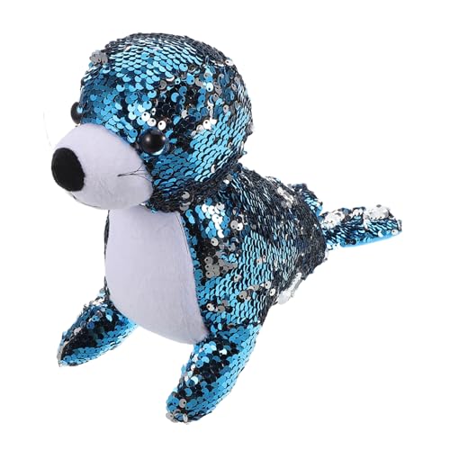 DRESSOOS Robbenpuppe Mikro-Pailletten Pailletten Für Erhöhte Schaumstoffplatte Serviettenauto Bienenbär Anhänger Miniaturtiere Rohrverbindungsabdeckung Blue Kurzer Plüsch DRESSOOS Robbenpuppe Mikro-Pailletten Pailletten Für Erhöhte Schaumstoffplatte Serviettenauto Bienenbär Anhänger Miniaturtiere Rohrverbindungsabdeckung Blue Kurzer Plüsch von DRESSOOS