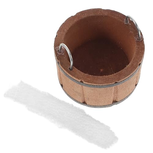 DRESSOOS Satz Zubehör Für Puppenhäuser Tierische Dekorationen Cartoon-Dekorationen Süße Dekorationen Gefüllte Piñata Mini Möbel Mini- Mintgrünes Sparschwein Mini-puppenhaus Holz von DRESSOOS