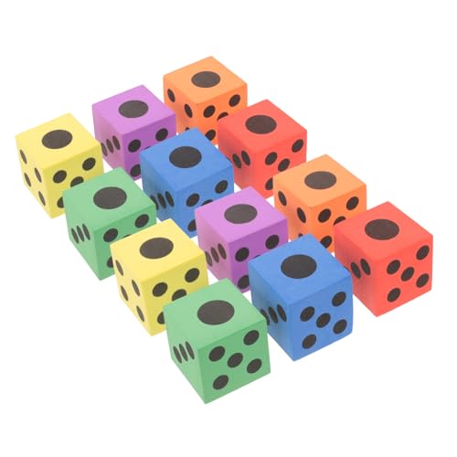 DRESSOOS Schaum Würfel Für Bunte Spielwürfel Für Kreative Spiele Und Frühkindliche Ideal Für Brettspiele Und Lernspiele Für Jungen Und ädchen DRESSOOS Schaum Würfel Für Bunte Spielwürfel Für Kreative Spiele Und Frühkindliche Ideal Für Brettspiele Und Lernspiele Für Jungen Und ädchen von DRESSOOS