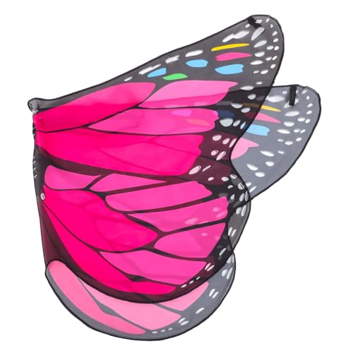 DRESSOOS Schmetterlingsflügel Umhang für Niedliches Cosplay Kostüm für Karneval Halloween und Maskeraden Kreative und Einzigartige Schmetterlingsflügel Accessoire für Bühnenaufführungen DRESSOOS Schmetterlingsflügel Umhang für Niedliches Cosplay Kostüm für Karneval Halloween und Maskeraden Kreative und Einzigartige Schmetterlingsflügel Accessoire für Bühnenaufführungen von DRESSOOS