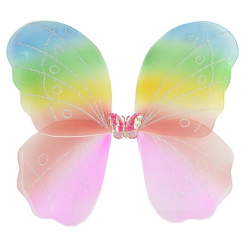 DRESSOOS Halloween Schmetterlingsflügel Für Kinder Feenflügel Kinderzubehör Bühnenauftrittsflügel Weiches Flauschiges Design DRESSOOS Halloween Schmetterlingsflügel Für Kinder Feenflügel Kinderzubehör Bühnenauftrittsflügel Weiches Flauschiges Design von DRESSOOS