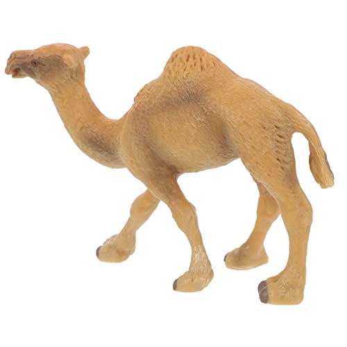 DRESSOOS Simulation Kamelmodell Kamel Desktop Dekoration Kamelstatue Orament Camel Figuren Für Kinder Tabletop Kamelschmuck Kleines Kamel Schmuck Kleines Kamelmodell von DRESSOOS