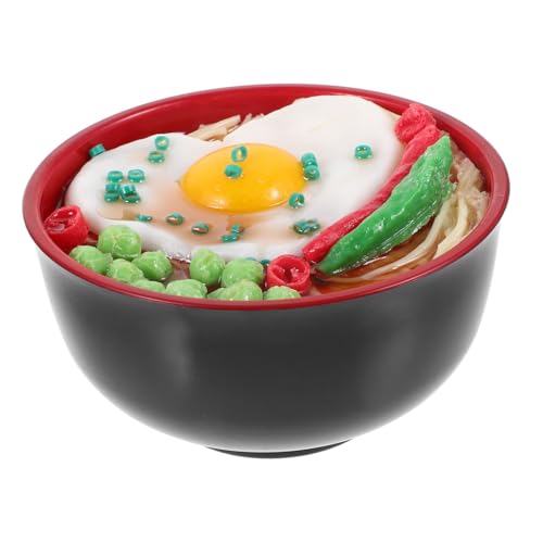 DRESSOOS Simulation Nudelmodell Miniatur Nudelmodell Mini Ornament Mini Essen Mini Schmücken Mini Zubehör Puppenhaus Essen Dekorative Gefälschte Lebensmittel Requisite Harz Lebensmittel von DRESSOOS