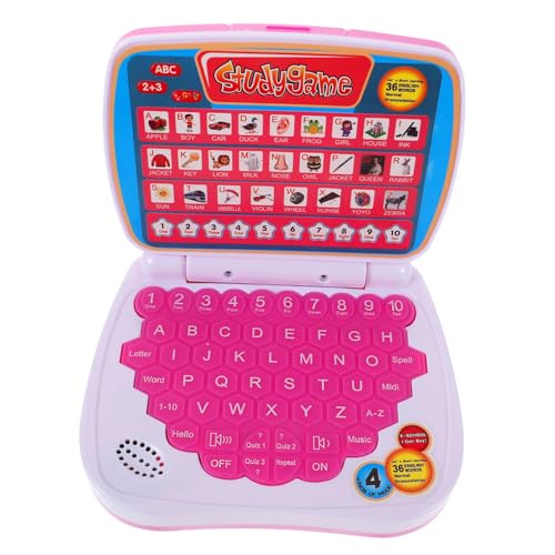 DRESSOOS Simulationscomputerspielzeug Laptop-Computer für Lernmaschine Babycomputer -Laptop Laptop-Kinderspielzeug Laptop -Laptop Elektronisches Bauteil Rosa DRESSOOS Simulationscomputerspielzeug Laptop-Computer für Lernmaschine Babycomputer -Laptop Laptop-Kinderspielzeug Laptop -Laptop Elektronisches Bauteil Rosa von DRESSOOS