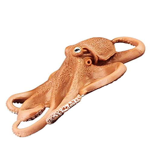 DRESSOOS Simulierter Oktopus, Entzückendes Meerestier, Oktopus, Oktopus Figur, Künstliches Meerestier, Dekoratives Oktopus Modell, Heimdekor, Oktopus Spielzeug, Kunststoff Oktopus von DRESSOOS