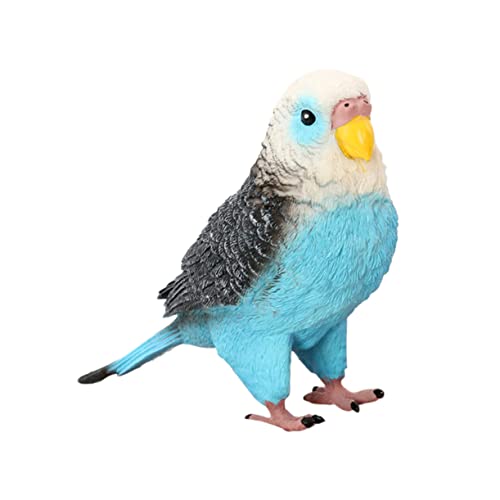 DRESSOOS Realistische Papageienstatue Papageienmodell Spielzeug Vogelmodell Ornament Simulation Vogelmodell für Jungen und Mädchen Lernspielzeug von DRESSOOS