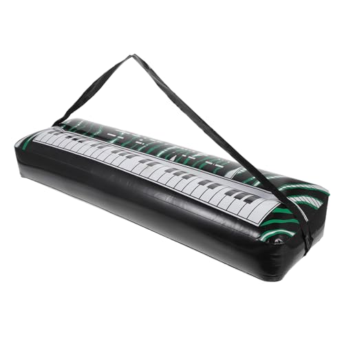 DRESSOOS Spielzeug aufblasbare elektronische Tastatur elektrische Tastatur aufblasbar Fotoautomaten-Requisiten Spielzeuge Requisiten für Fotoautomaten Tragbares PVC-Instrument Gitarre von DRESSOOS