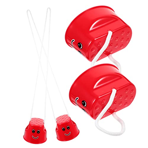 DRESSOOS Stelzen Für Kinder Interaktives Balance Spielzeug 4 Stück Rot Für Eltern Kind Aktivitäten Fördern Gleichgewicht Und Koordination Spielzeug Für Kindergarten DRESSOOS Stelzen Für Kinder Interaktives Balance Spielzeug 4 Stück Rot Für Eltern Kind Aktivitäten Fördern Gleichgewicht Und Koordination Spielzeug Für Kindergarten von DRESSOOS