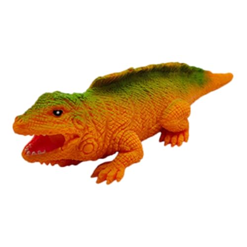 DRESSOOS Stretchbares Krokodil Stressabbau Elastisches Fidget Toy für Erwachsene Weiches Langlebiges Dehnspielzeug mit Glatter Oberfläche zur Entspannung und Sensorischem Spaß von DRESSOOS