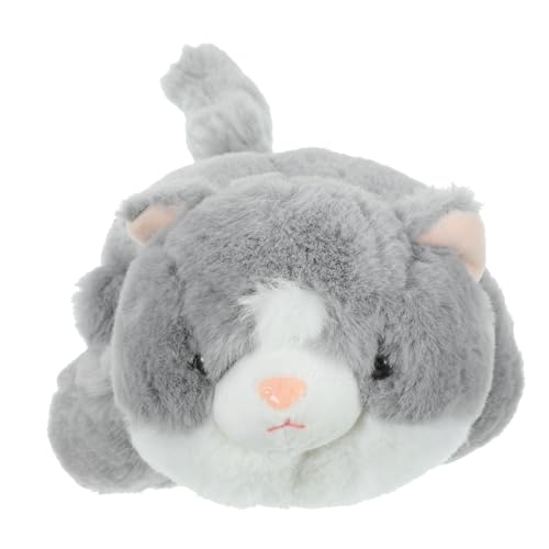 DRESSOOS Tier Plüschpuppe Niedlicher Tier Hugger Grauer Tier Hugger Ohrfeigen Armband Tiere Pp Baumwolle von DRESSOOS