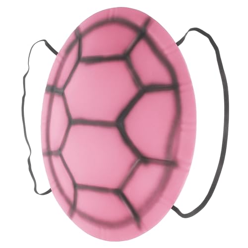 DRESSOOS Tragbares Eva Schildkrötenpanzer Kostüm für Halloween Karneval und Rollenspiele Rosa Schildkrötenaccessoire für Kostümpartys und Festliche Anlässe von DRESSOOS