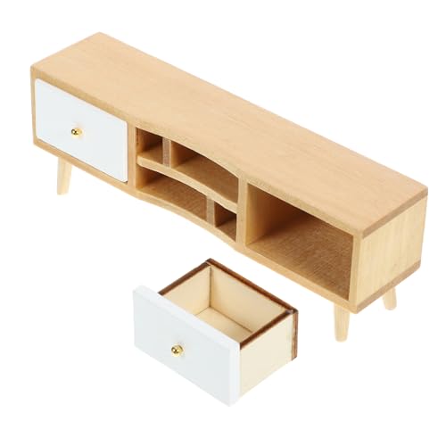 DRESSOOS Tv-Schrank Kee-Resistente Miniaturmöbel Puppenzubehör Für Entzückende Mini-Tv-Standpunkt DRESSOOS Tv-Schrank Kee-Resistente Miniaturmöbel Puppenzubehör Für Entzückende Mini-Tv-Standpunkt von DRESSOOS