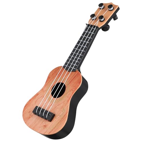 DRESSOOS Ukulele-Spielzeug Mit Nylonsaite Für Jungen Und Mädchen Alter 4–5 Gitarre Für Jungen Und Mädchen Musikspielzeug Gelb Lernspielzeug von DRESSOOS