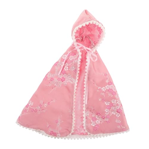 DRESSOOS Umhang Prinzessin-Puppe-Kostüm- Prinzessin Puppenkleidung winzige Puppenkleidung Spielzeugpuppenkleidung Puppen Machen Zubehör Puppenkostümumhang Polyester Rosa von DRESSOOS